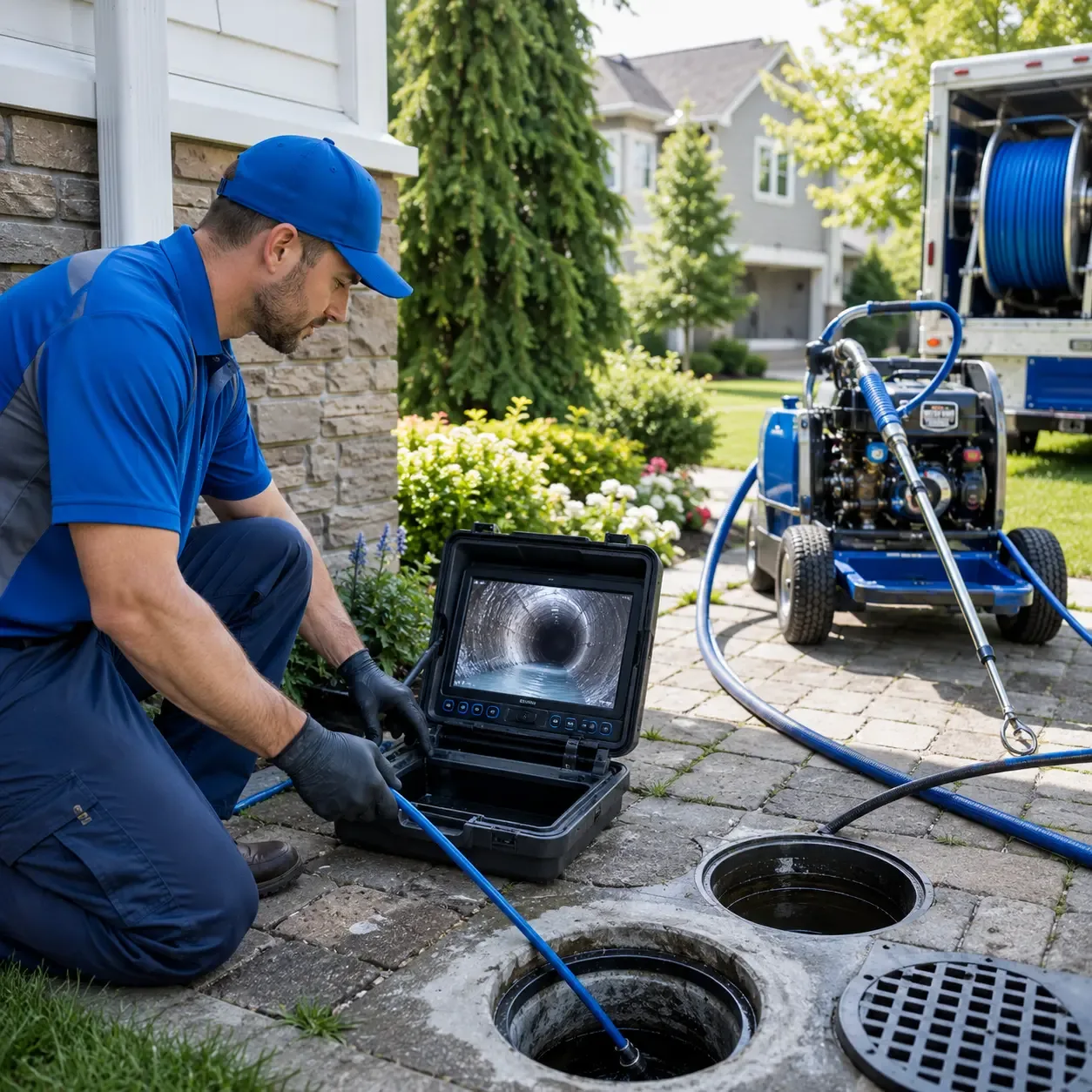 Outdoor drain cleaning professionals serving Julian, NE